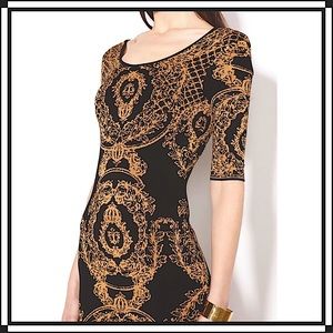TORN by Ronny Kobo - “Casey Vintage Scarf Midi Scarf Dress”